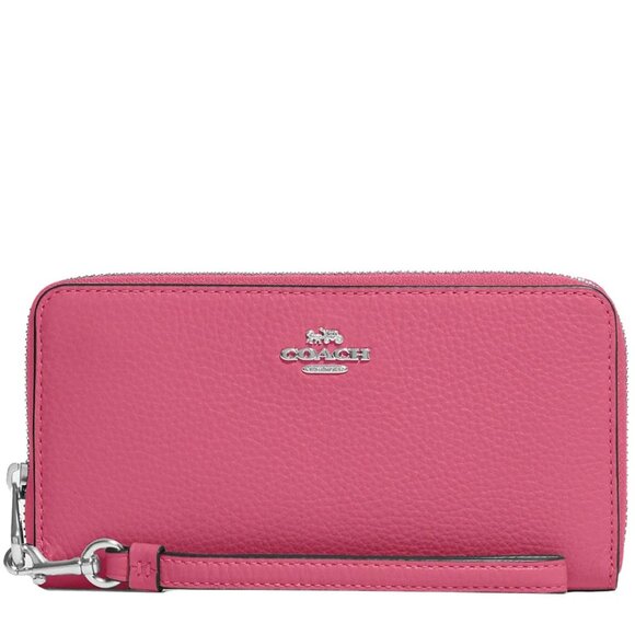 Coach Long Zip Around Wallet in Petunia (never been used) - Picture 1 of 6